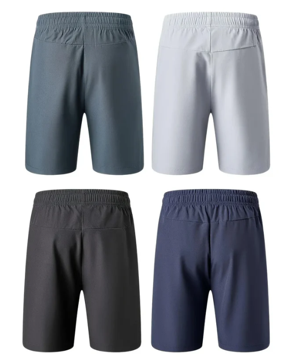Combo of 4 Men's Stretchable Cotton Shorts